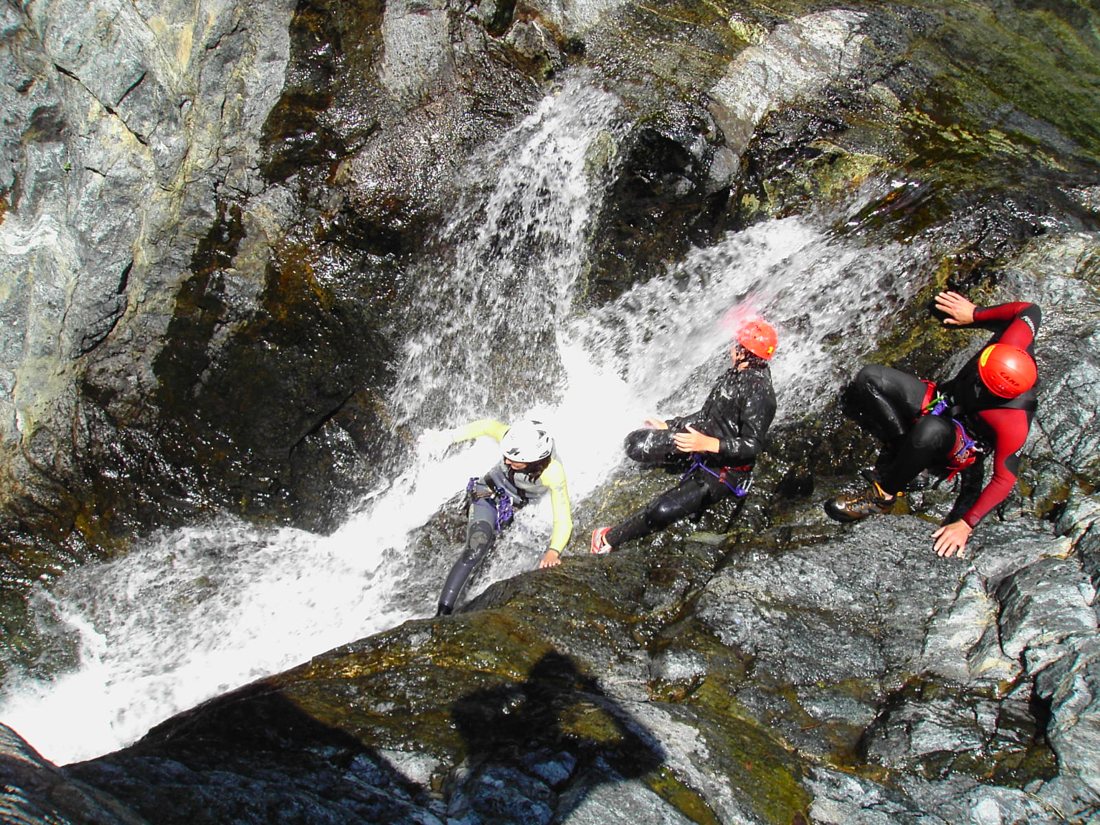 Discesa di canyoning in liguria al Rio Lerca Arenzano Genova